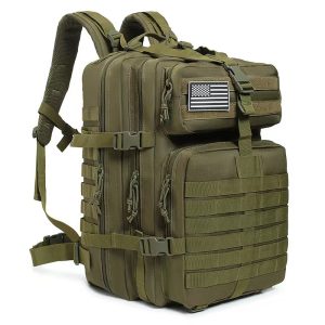 Army Green Tactical Backpack - Standard Issue MOLLE Pack