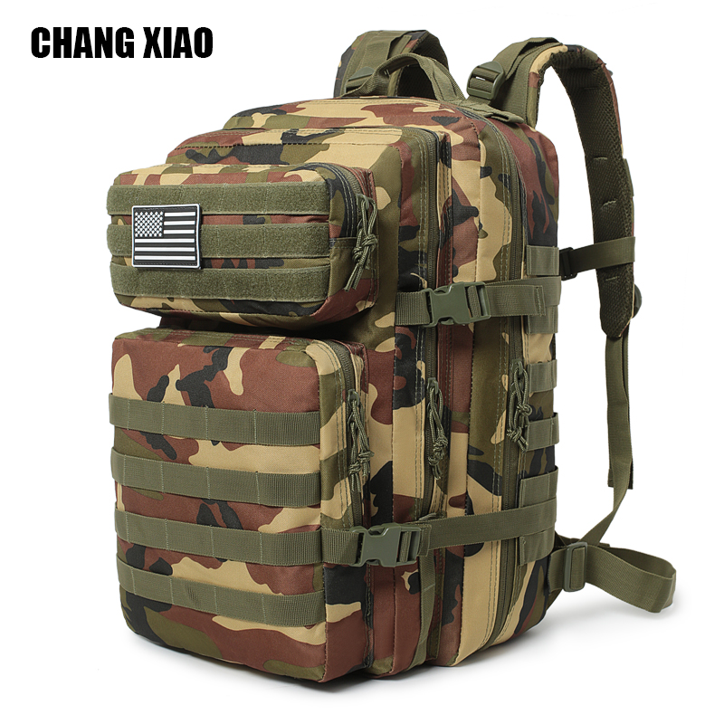green-camo Green Camo Tactical Backpack - Military MOLLE Daypack