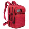 red-tactical Red Tactical Backpack - Bold MOLLE Military Daypack
