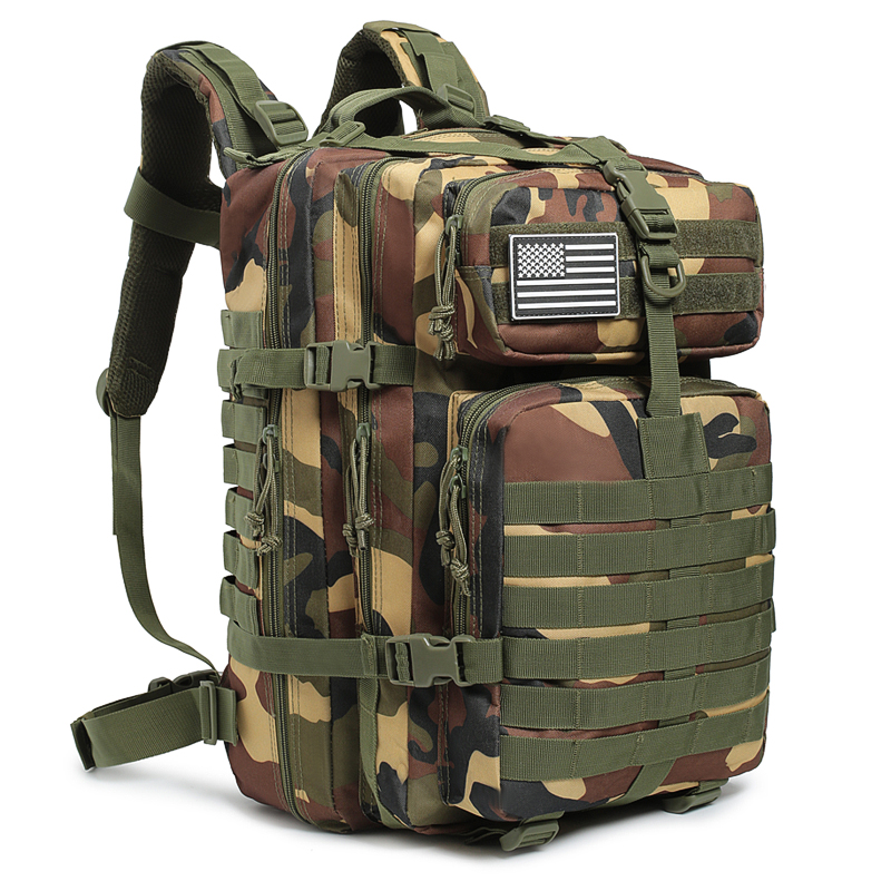 Woodland Camo Tactical Backpack - WeChat Edition