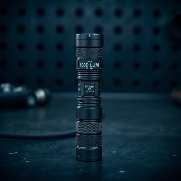 Rechargeable Tactical Flashlight — 1000 Lumen